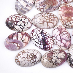 Gefärbte natürliche Feuerachat-Cabochons X-G-Q957-02A-20x30