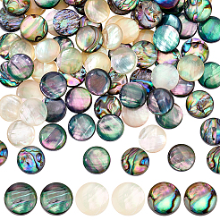 90 Stück 3 Farben Acryl-Muschel-Imitat-Cabochons MACR-PH0001-65A