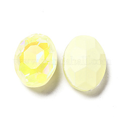 Strass-Cabochons aus Glas im fluoreszierenden Mokka-Stil GGLA-M005-01B-226MK