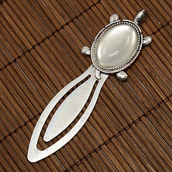 25x18 mm oval Glascabochon Abdeckung für antikem Silber diy Legierung Porträt Lesezeichen Herstellung DIY-X0121-AS-NR