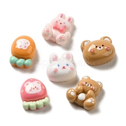 Undurchsichtige Decoden-Cabochons aus Harz RESI-G090-04