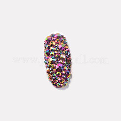Glas Strass Cabochons flach zurück RGLA-S002-12SS-40