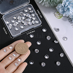 50 Stück Zirkonia-Cabochons ZIRC-BBC0002-37