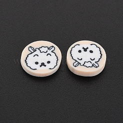 Handgemachter Ton-Cabochon CLAY-N006-144