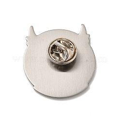 Brosche aus Legierung mit Totenkopf und Flügel für Rucksackkleidung JEWB-G020-12P