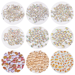 Pandahall 24 Stil transparente K9-Glascabochons GLAA-TA0001-24