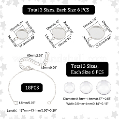 DIY Blanko-Set zur Herstellung von flachen DIY-UN0004-54