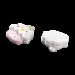 Undurchsichtige Decoden-Cabochons aus Kunstharzimitat für Lebensmittel RESI-K027-28