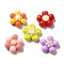 Undurchsichtige Decoden-Cabochons aus Harz RESI-B023-08