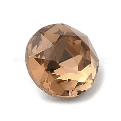 Spitze zurück & zurück plated Glas Strass Cabochons GLAA-B012-60A
