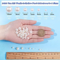 52g ABS-Kunststoff-Perlen-Cabochons SACR-SZ0001-10