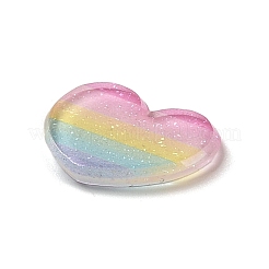Acryl-Kunststoff-Cabochons im Regenbogenfarben-Stil OACR-R269-05A