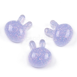 Transparente Epoxidharz-Hasen-Decoden-Cabochons CRES-P035-03A