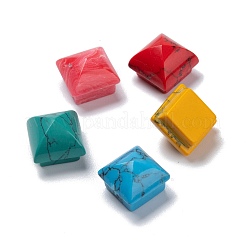 Gefärbten Synthese Türkiscabochons G-D058-04A