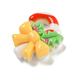 Weihnachts-Deko-Cabochons aus undurchsichtigem Harz RESI-U006-04H
