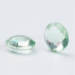 Facettierte Glas-Strass-Cabochons mit spitzer Rückseite RGLA-P013-B
