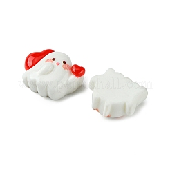 10 Stück 5 Stile Halloween opake Harz Decoden Cabochons CRES-FS0001-14