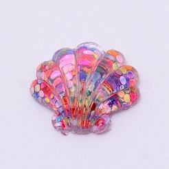 Zubehör für transparente Flatback-Harz-Cabochons RESI-WH0009-82