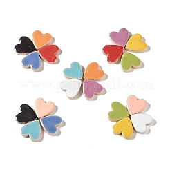 Herz mosaik fliesen porzellan cabochons X-DIY-P045-10