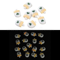 Leuchtende Decoden-Cabochons aus Harz RESI-K036-19