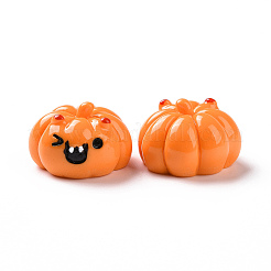 Halloween-Cabochons aus undurchsichtigem Harz RESI-D063-15A