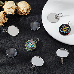 DIY Rohling-Set für Kuppelohrringe DIY-UN0052-10
