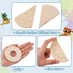 Holz Cabochons WOOD-TA0001-31