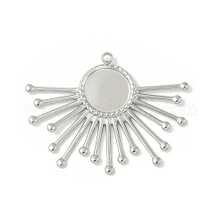Cabochon-Fassungen für Anhänger aus Edelstahl 304 STAS-L293-04P