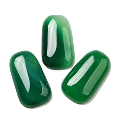 Natürlicher grüner Onyx-Achat (gefärbt und erhitzt) Cabochons G-Q018-07A