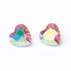 Galvanisierte Glas-Strass-Cabochons RGLA-G016-F02