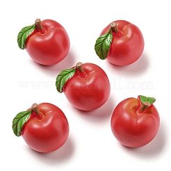 Frucht-Deko-Cabochons aus undurchsichtigem Harz RESI-H156-01-02