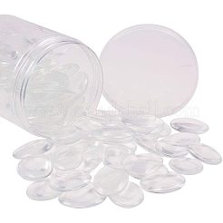 Transparente Glas Cabochons GGLA-PH0004-18