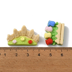 Undurchsichtige Decoden-Cabochons aus Harz CRES-P030-G