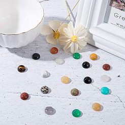 Natürliche und synthetische Mischstein Cabochons G-PH0034-34