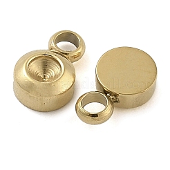 Ionenplattierung (IP) 304 Edelstahl Anhänger Strass-Einstellungen STAS-B075-28G