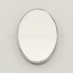 Europäischen Stil Gebäude photo Glas ovale Cabochons X-GGLA-N003-30x40-F41