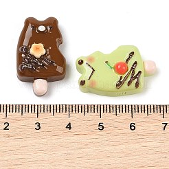 Undurchsichtige Decoden-Cabochons aus Kunstharzimitat für Lebensmittel CRES-I034-06