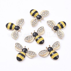 Legierung Schmelz Cabochons ENAM-WH0047-44B