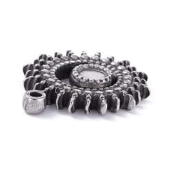 Anlaufgeschützte Cabochon-Fassungen für Anhänger aus Edelstahl 304 STAS-P288-20P