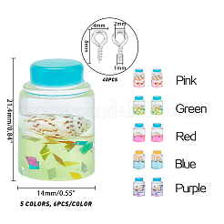 DIY Wunschflasche Anhänger Herstellung Kits DIY-CA0001-40