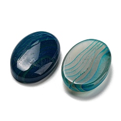 Natürliche gestreifte Achat-Cabochons G-B050-03