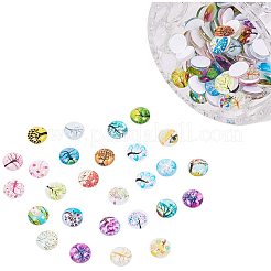 Glas cabochons GGLA-PH0004-23