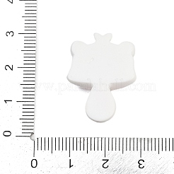 Undurchsichtige Panda-Harz-Cabochons CRES-P037-02D