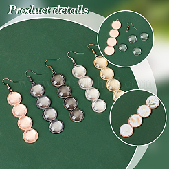 DIY Rohling-Set für Kuppelohrringe DIY-PH0017-28