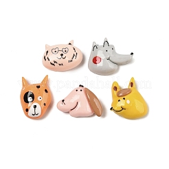 Süße Cabochons aus Harz mit Tiermotiv CRES-E003-06