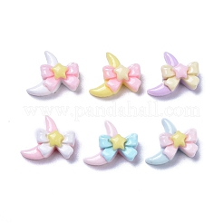 Undurchsichtige süße Decoden-Cabochons aus Harz RESI-B024-03G