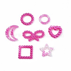 Sprühfarbe ABS-Kunststoff-Cabochons KY-S169-01D