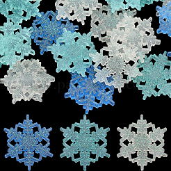 30 Stück 3 Farben transparente Harz-Decoden-Cabochons RESI-SC0003-41