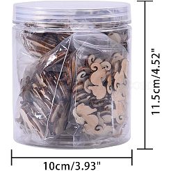 Holz Cabochons WOOD-NB0001-17
