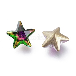 Zirkonia zeigte zurück Cabochons ZIRC-H108-02B-001VR